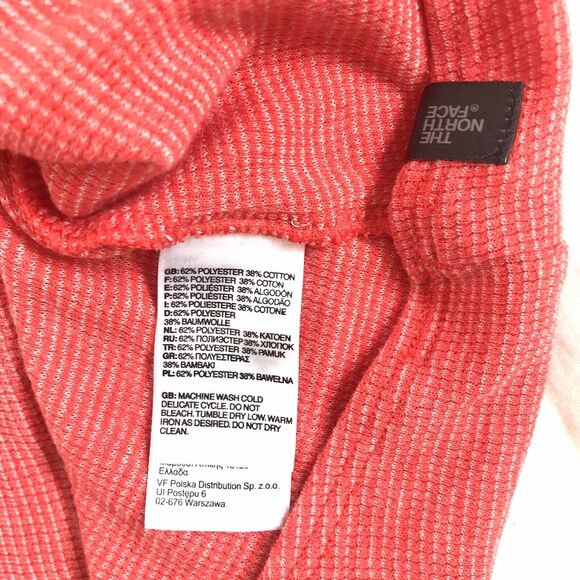 The North Face Women’s Thermal Waffle Knit Hooded Jersey Top Undershirt - Picture 5 of 12